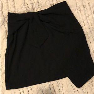 Black Asymmetrical Skirt